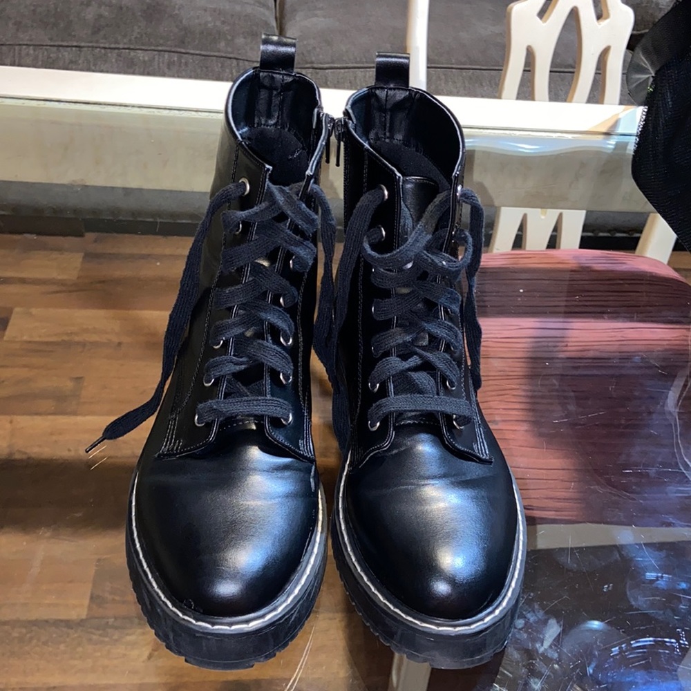 Madden Girl Black Boots Size 11